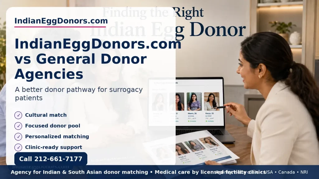 IndianEggDonors.com vs General Donor Agencies: Which Is Better for South Asian Families? (2026)