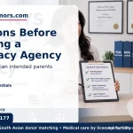 questions before choosing surrogacy agency indian parents