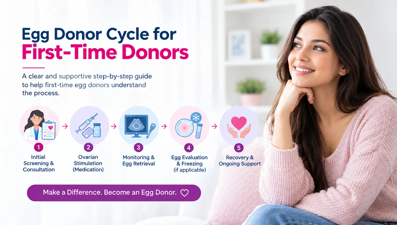 what is an egg donation cycle